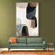 Minimalist Abstract Collage With Overlapping Organic Shapes 48