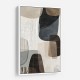 Minimalist Abstract Collage With Overlapping Organic Shapes 48