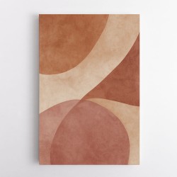 Minimalist Abstract Composition With Rounded Organic Shapes 11
