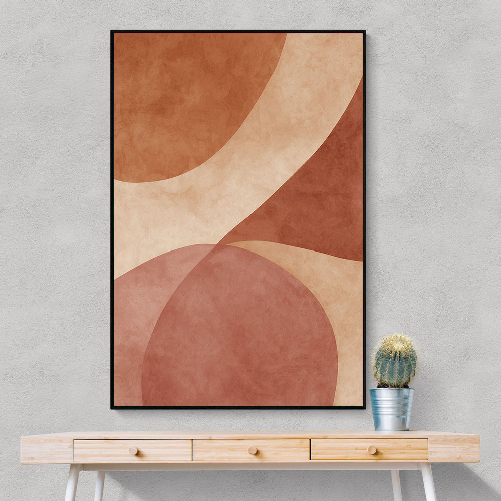 Minimalist Abstract Composition With Rounded Organic Shapes 11 Minimalist Abstract Composition With Rounded Organic Shapes 11