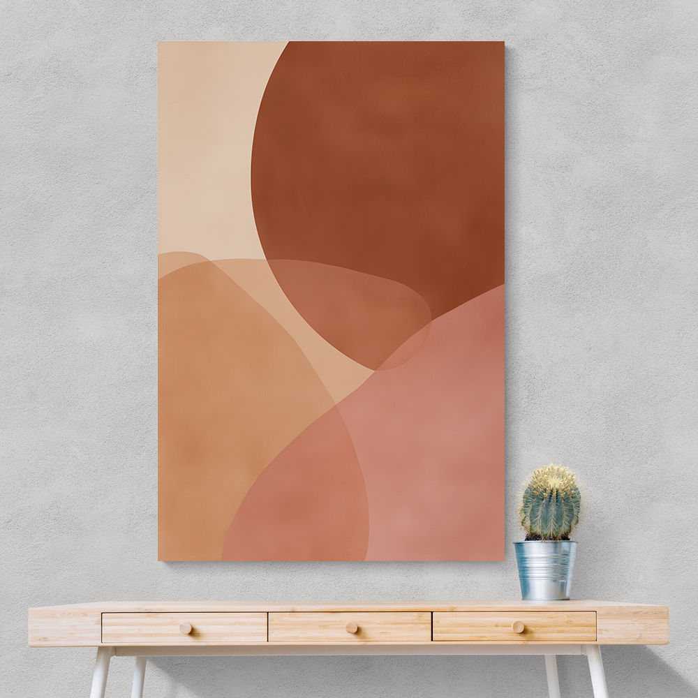 Minimalist Abstract Composition With Rounded Organic Shapes 12 Minimalist Abstract Composition With Rounded Organic Shapes 12