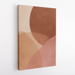 Minimalist Abstract Composition With Rounded Organic Shapes 12