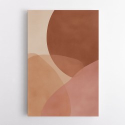 Minimalist Abstract Composition With Rounded Organic Shapes 12