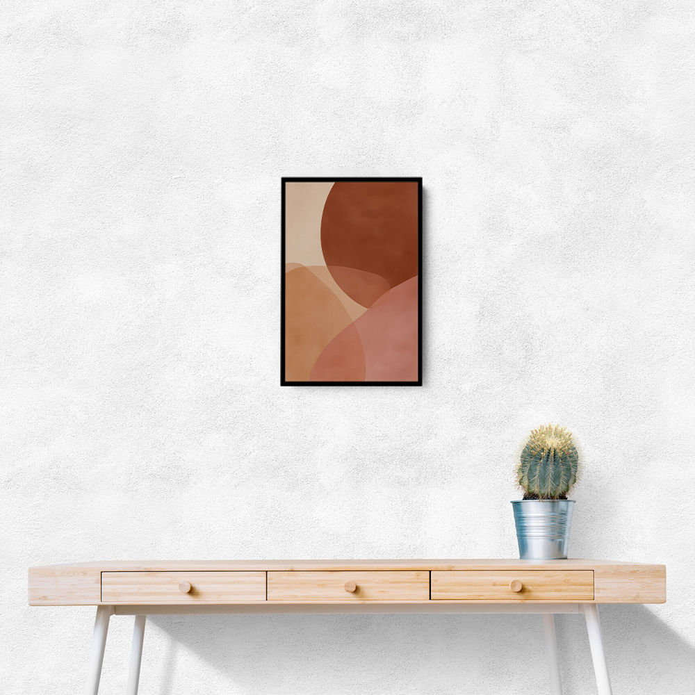 Minimalist Abstract Composition With Rounded Organic Shapes 12 Minimalist Abstract Composition With Rounded Organic Shapes 12