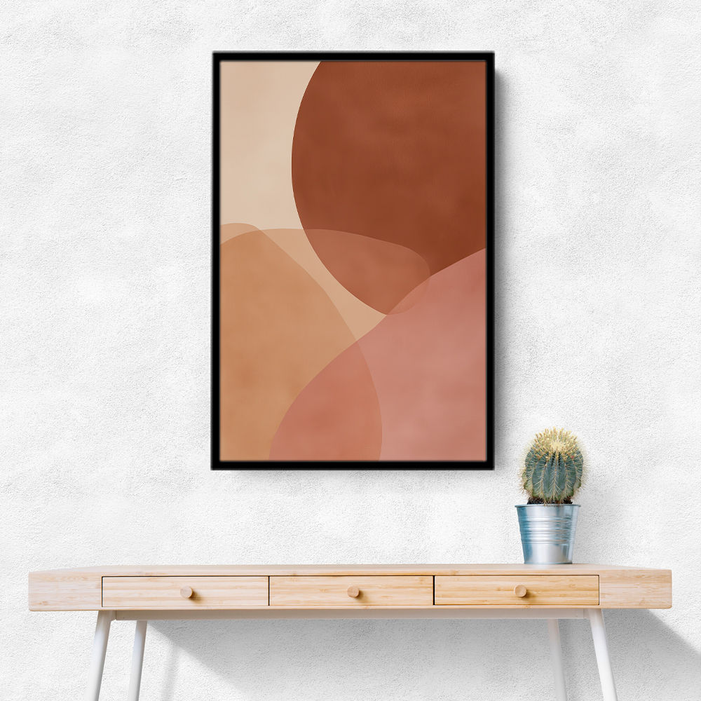Minimalist Abstract Composition With Rounded Organic Shapes 12 Minimalist Abstract Composition With Rounded Organic Shapes 12
