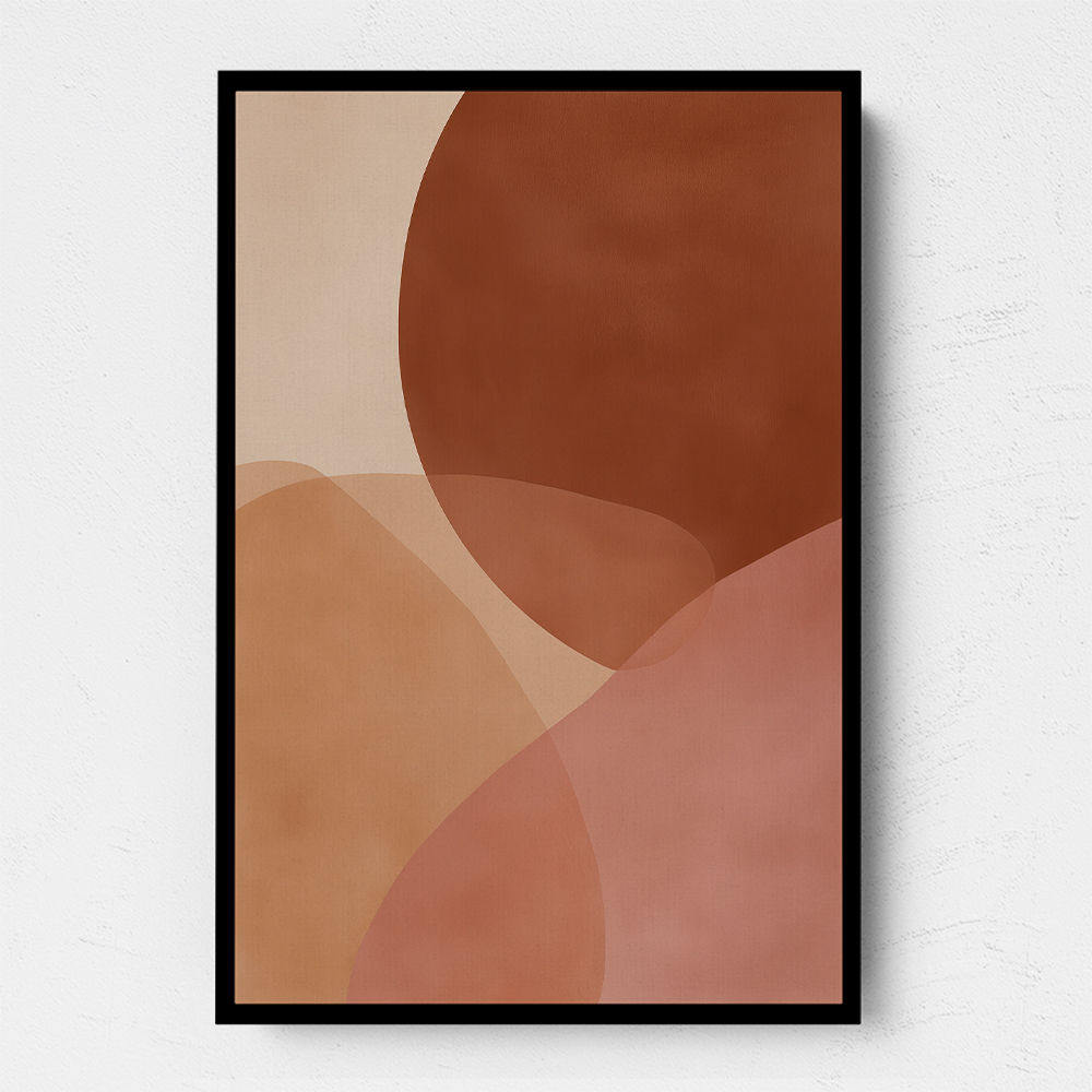 Minimalist Abstract Composition With Rounded Organic Shapes 12 Minimalist Abstract Composition With Rounded Organic Shapes 12