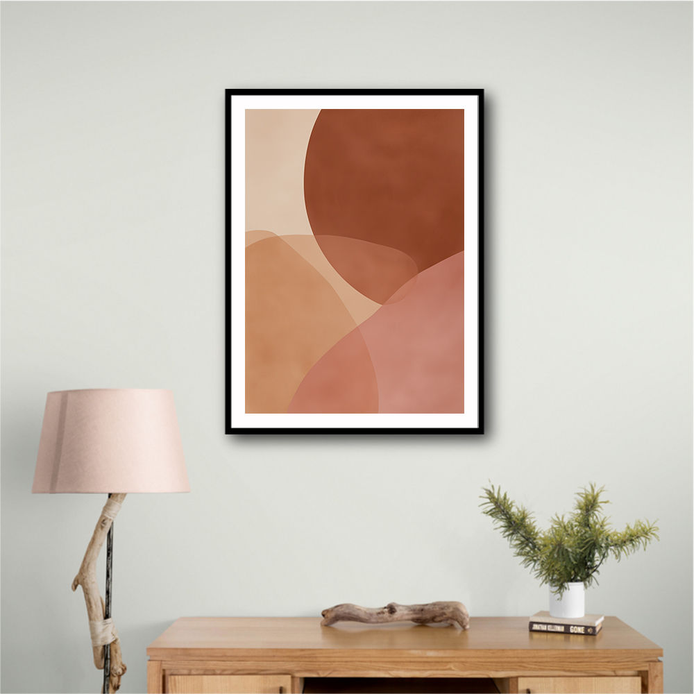 Minimalist Abstract Composition With Rounded Organic Shapes 12 Minimalist Abstract Composition With Rounded Organic Shapes 12