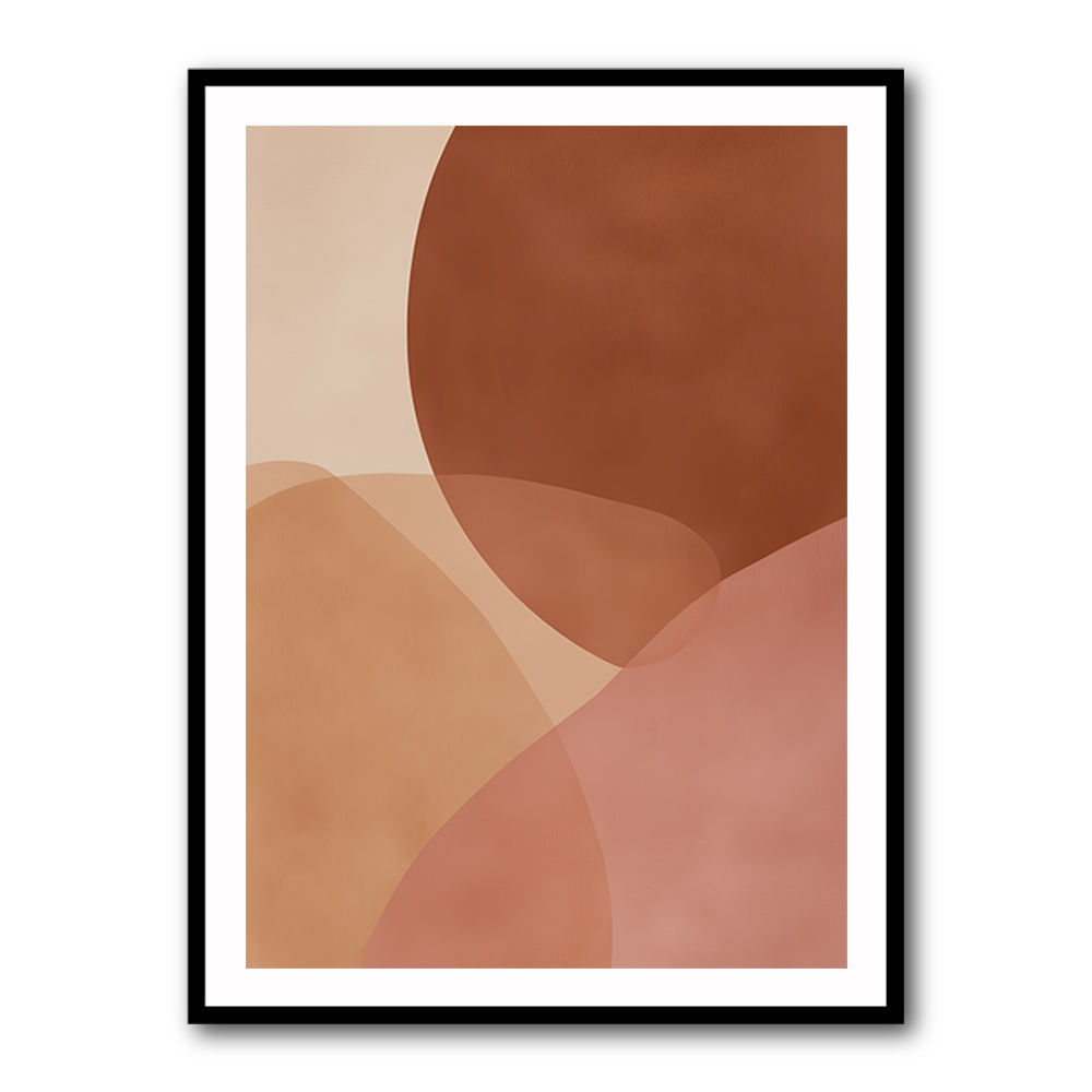 Minimalist Abstract Composition With Rounded Organic Shapes 12 Minimalist Abstract Composition With Rounded Organic Shapes 12