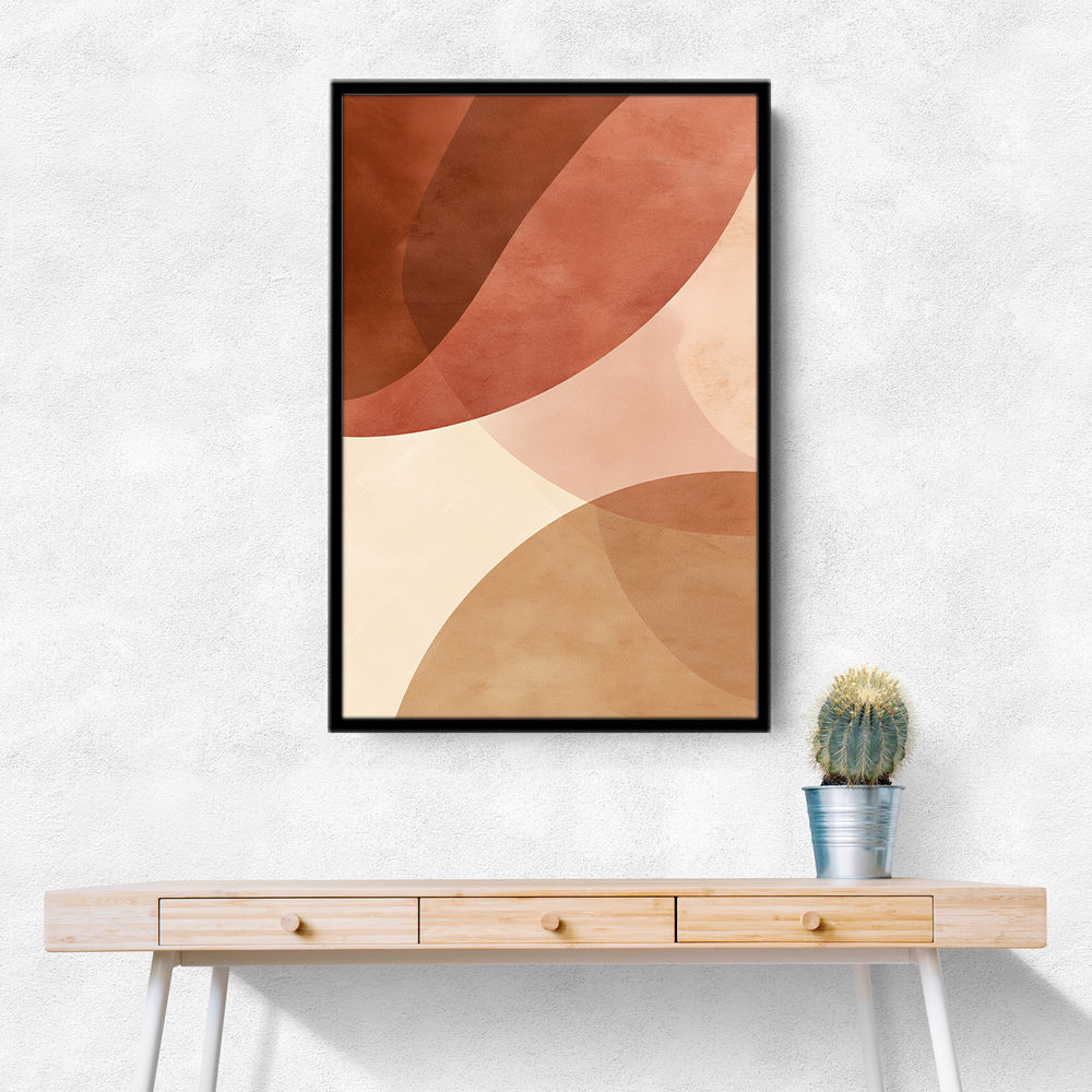 Minimalist Abstract Composition With Rounded Organic Shapes 9 Minimalist Abstract Composition With Rounded Organic Shapes 9