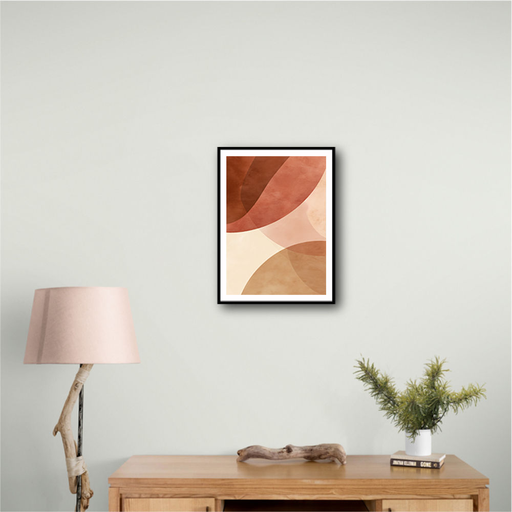 Minimalist Abstract Composition With Rounded Organic Shapes 9 Minimalist Abstract Composition With Rounded Organic Shapes 9