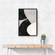 Minimalist Abstract Design With Organic C Curved Shape 1
