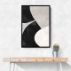 Minimalist Abstract Design With Organic C Curved Shape 1