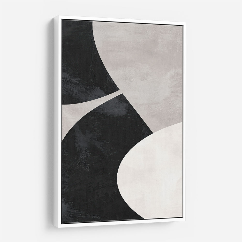 Minimalist Abstract Design With Organic C Curved Shape 1