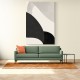 Minimalist Abstract Design With Organic C Curved Shape 2