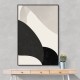 Minimalist Abstract Design With Organic C Curved Shape 2