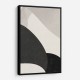 Minimalist Abstract Design With Organic C Curved Shape 2