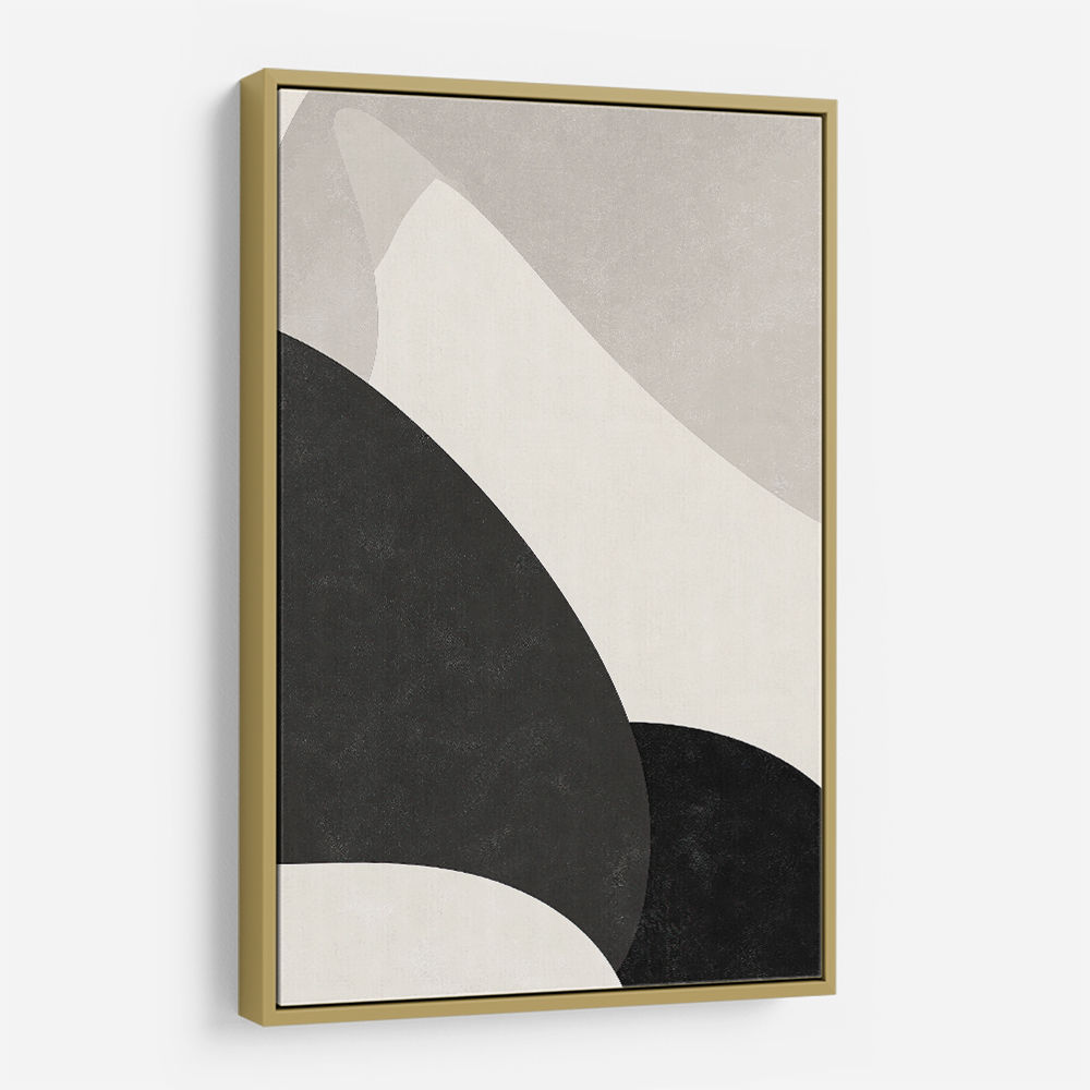 Minimalist Abstract Design With Organic C Curved Shape 2