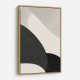 Minimalist Abstract Design With Organic C Curved Shape 2