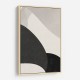 Minimalist Abstract Design With Organic C Curved Shape 2