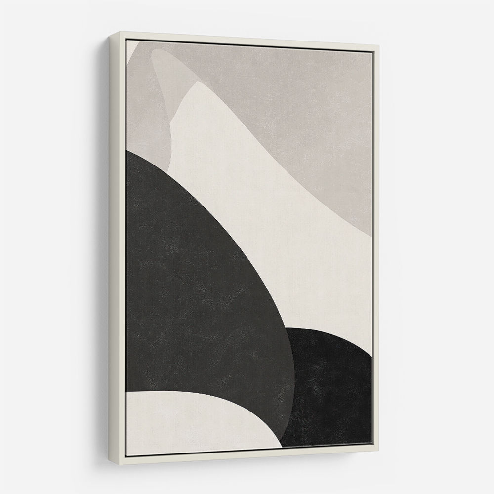 Minimalist Abstract Design With Organic C Curved Shape 2