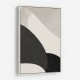 Minimalist Abstract Design With Organic C Curved Shape 2
