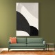 Minimalist Abstract Design With Organic C Curved Shape 2