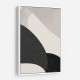 Minimalist Abstract Design With Organic C Curved Shape 2