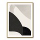 Minimalist Abstract Design With Organic C Curved Shape 2