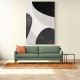 Minimalist Abstract Design With Organic C Curved Shape 3