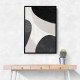 Minimalist Abstract Design With Organic C Curved Shape 3