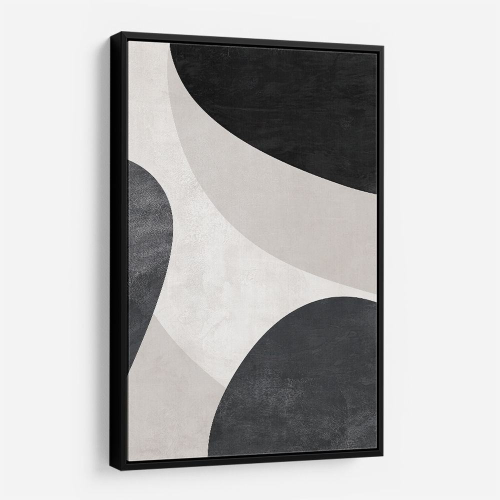 Minimalist Abstract Design With Organic C Curved Shape 3