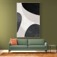 Minimalist Abstract Design With Organic C Curved Shape 3