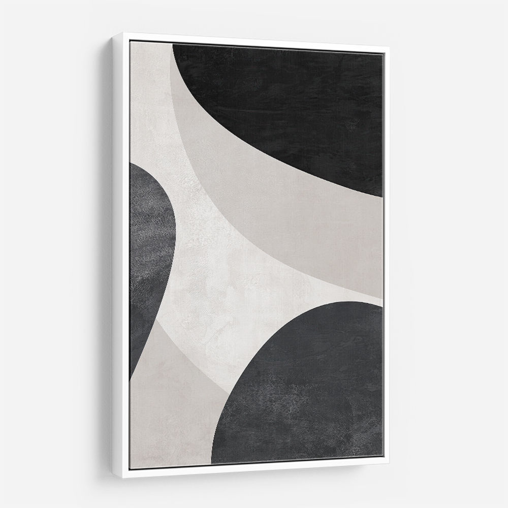 Minimalist Abstract Design With Organic C Curved Shape 3