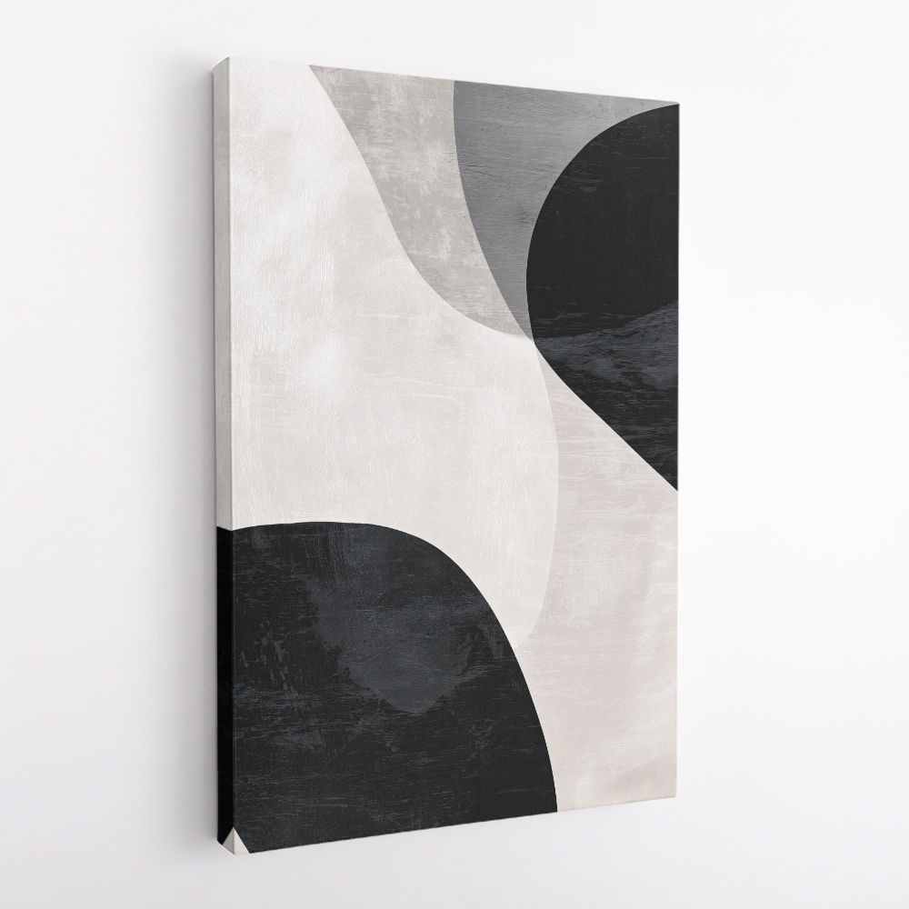 Minimalist Abstract Design With Organic C Curved Shape 4