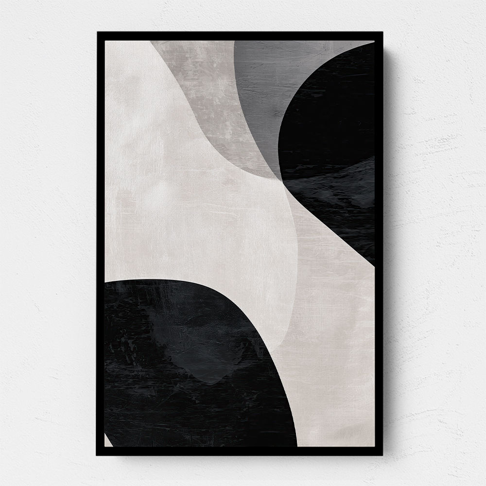 Minimalist Abstract Design With Organic C Curved Shape 4