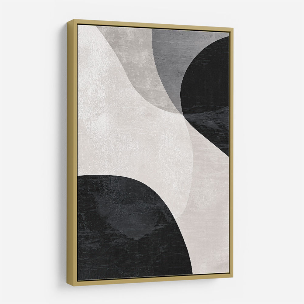 Minimalist Abstract Design With Organic C Curved Shape 4