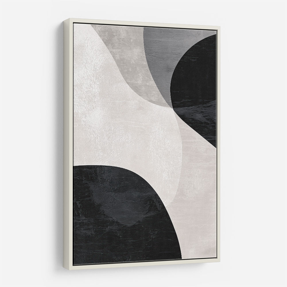 Minimalist Abstract Design With Organic C Curved Shape 4