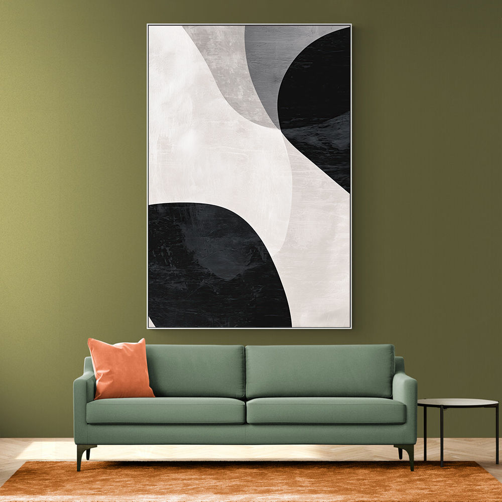 Minimalist Abstract Design With Organic C Curved Shape 4