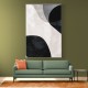 Minimalist Abstract Design With Organic C Curved Shape 4