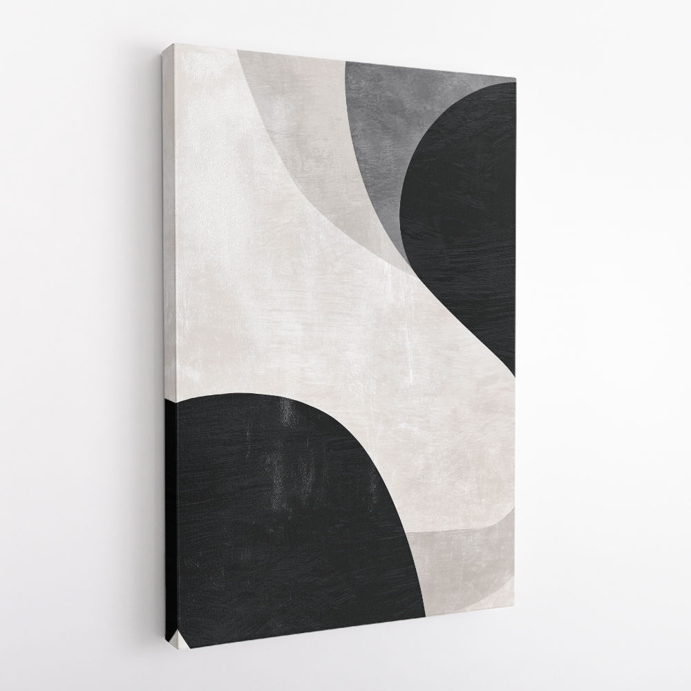 Minimalist Abstract Design With Organic C Curved Shape 5