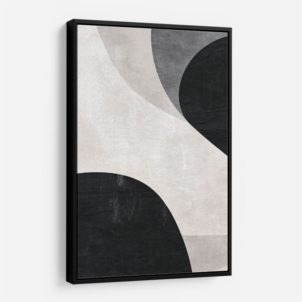 Minimalist Abstract Design With Organic C Curved Shape 5