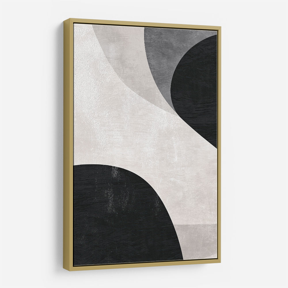 Minimalist Abstract Design With Organic C Curved Shape 5