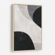 Minimalist Abstract Design With Organic C Curved Shape 5