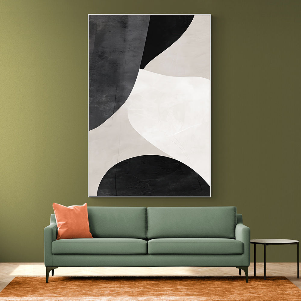 Minimalist Abstract Design With Organic C Curved Shape 6