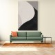 Minimalist Abstract Design With Organic C Curved Shape 7