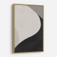 Minimalist Abstract Design With Organic C Curved Shape 7