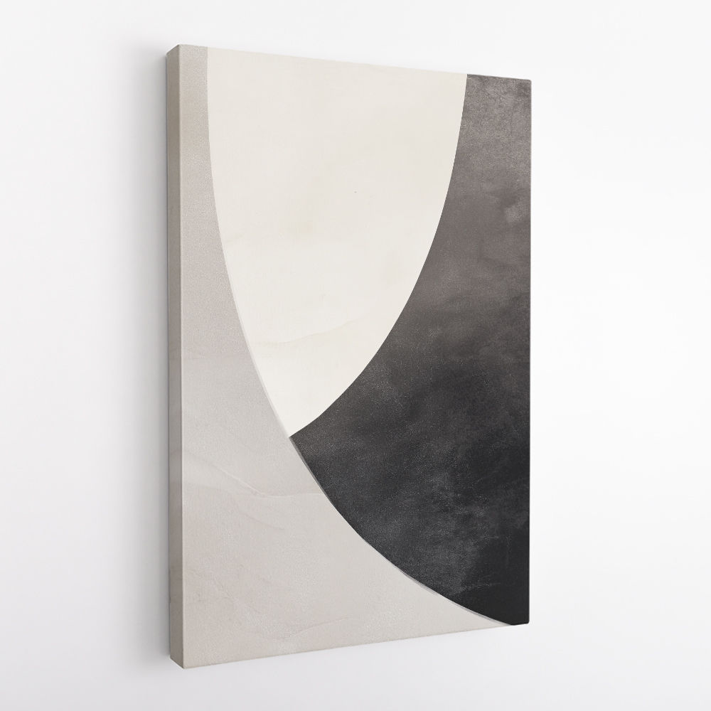 Minimalist Abstract Design With Organic C Curved Shape 8