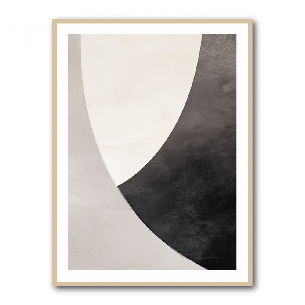 Minimalist Abstract Design With Organic C Curved Shape 8