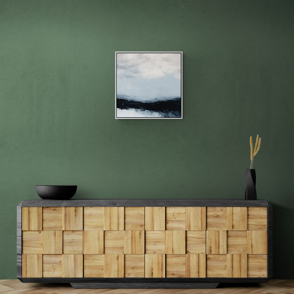 Abstract Landscape Artwork In A Cold Storm Abstract Landscape Artwork In A Cold Storm