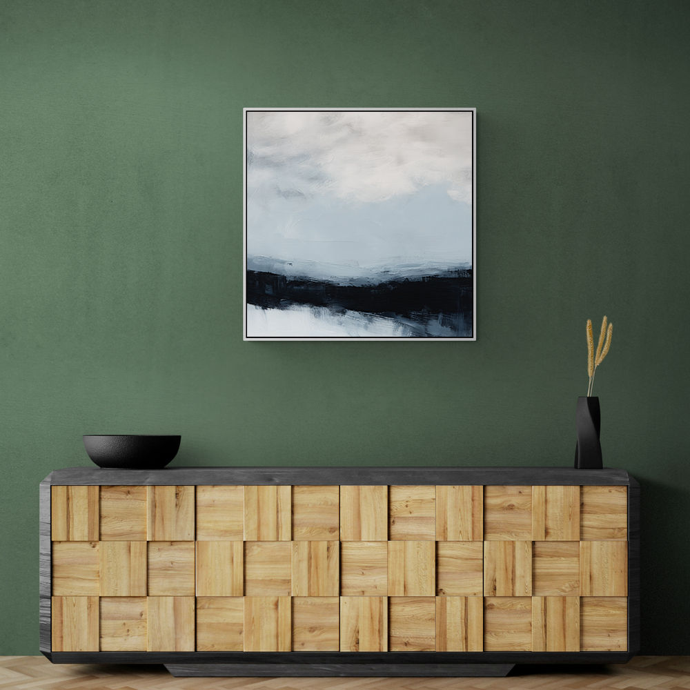 Abstract Landscape Artwork In A Cold Storm Abstract Landscape Artwork In A Cold Storm